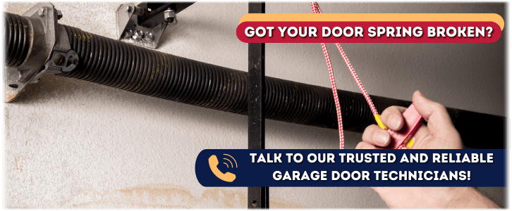 Broken Garage Door Spring Saint Paul MN